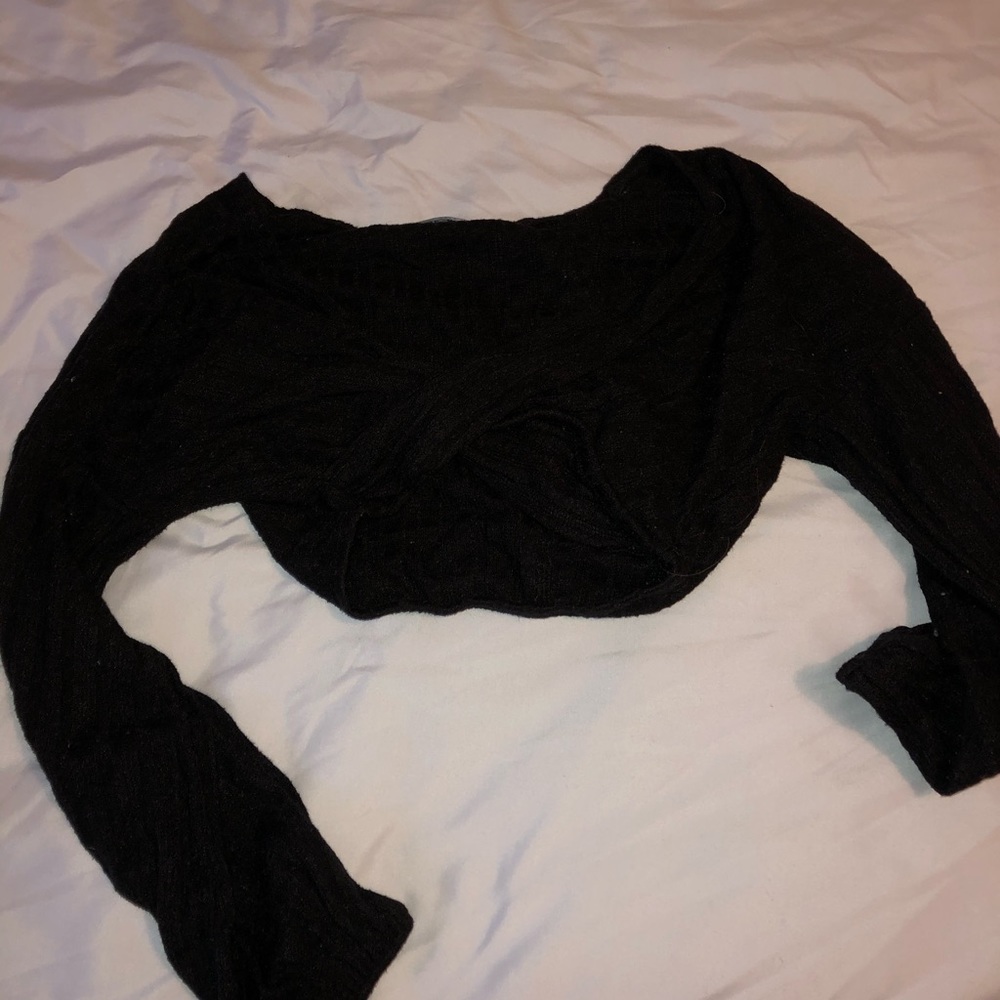 Fashion Nova Surplice crop too